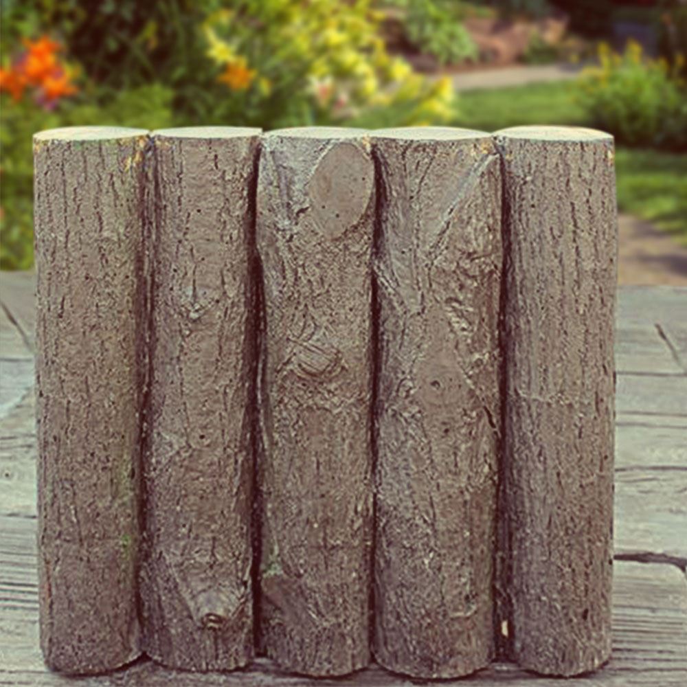SOLIDHOLZ Holzpflock - Gartenpalisade - Holzimitation SOLIDHOLZ Holzpflock - Gartenpalisade - Holzimitation