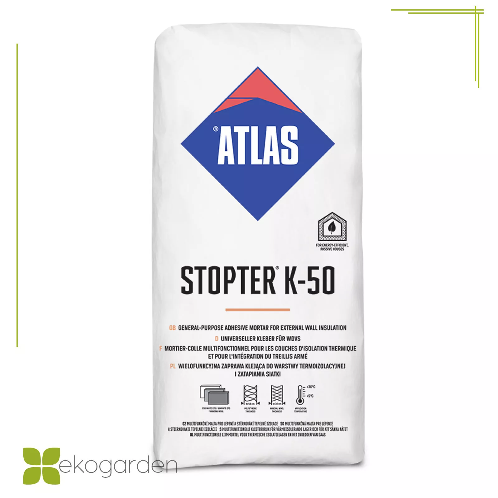 Allzweckkleber für Ihre Außenwanddämmung - ATLAS STOPTER K-50