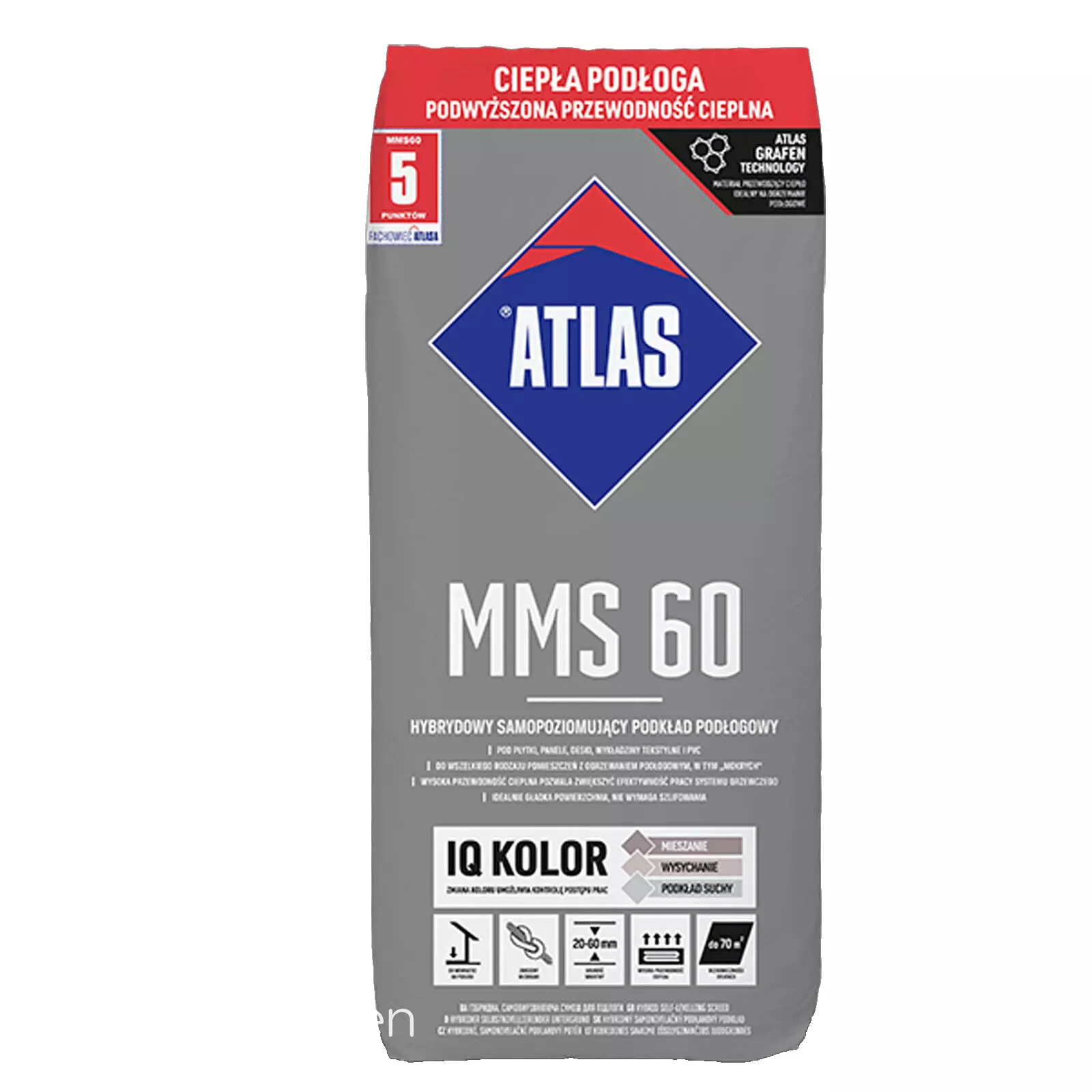 Hybrider, selbstnivellierender Estrich - ATLAS MMS 60 Hybrider, selbstnivellierender Estrich - ATLAS MMS 60